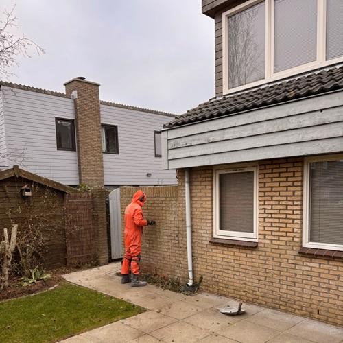 Gevelrenovatie inclusief impregneren woning Texel Cocksdorp December 2024