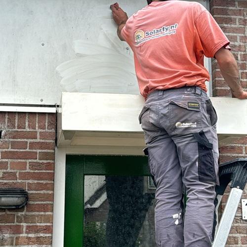 Reinigen en conserveren kunststof elementen rondom woningen Middenbeemster Augustus 2024