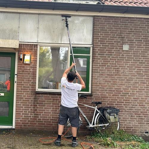 Reinigen en conserveren kunststof elementen rondom woningen Middenbeemster Augustus 2024