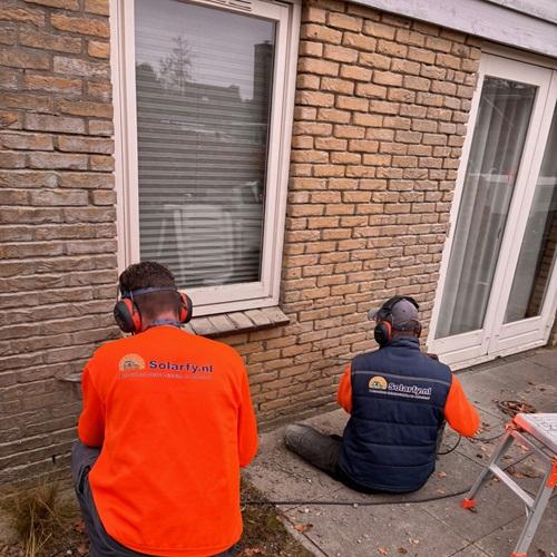 Gevelrenovatie inclusief impregneren woning Texel Cocksdorp December 2024