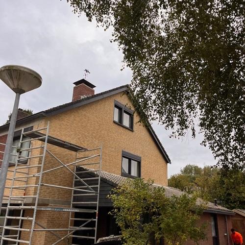 Gevelrenovatie en impregneren woning particulier Alkmaar Bergermeer september 2024